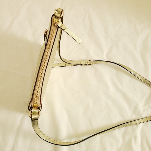 Rare Kate Spade Cedar Street Tenley Gold Crossbody Leather Bag - Picture 11 of 16